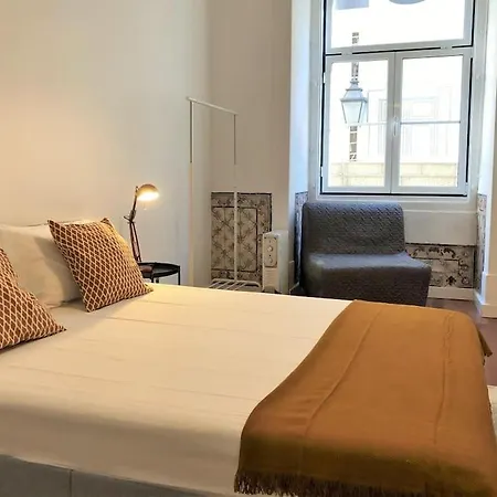Sj1d Heart Of Baixa With New A/c * Stylish Apartment *